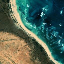 Satellite imagery of Ra’s Bū Wushaykah, LY
