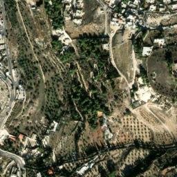 Satellite imagery of Mount of Olives, PS