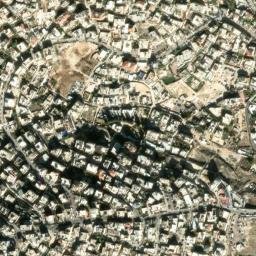 Satellite imagery of Mount of Olives, PS