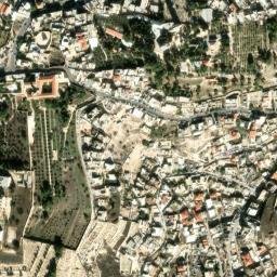 Satellite imagery of Mount of Olives, PS