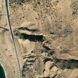 Satellite imagery of Madashsh Wādī Ḩimārah, JO