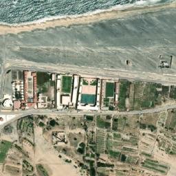 Satellite imagery of Cape Brulos (historical), EG