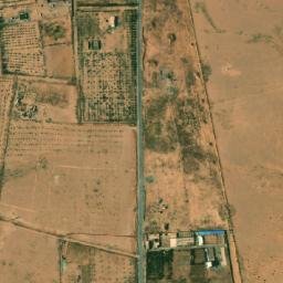 Satellite imagery of Kenadsa transmitter, Tower West, DZ