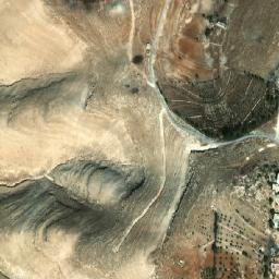 Satellite imagery of Rujm az Zāniyah, JO