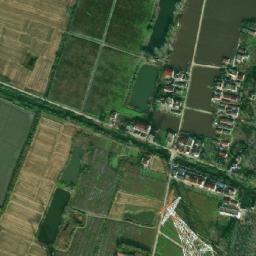 Satellite imagery of Wuhu 500 kV Powerline Crossing, Tower West, CN
