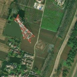 Satellite imagery of Wuhu 500 kV Powerline Crossing, Tower West, CN