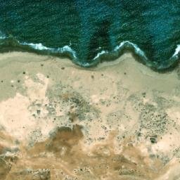 Satellite imagery of Ra’s Ḩawālah, EG