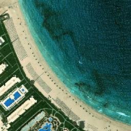 Satellite imagery of Ra’s Ḩawālah, EG