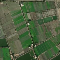 Satellite imagery of Kawm aḑ Ḑibā‘ al Qiblī, EG