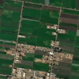 Satellite imagery of Batrah Mediumwave transmitter, 1107 kHz antenna, mast southwest, EG