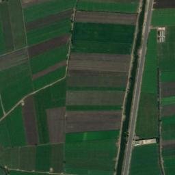 Satellite imagery of Batrah Mediumwave transmitter, 1107 kHz antenna, mast southwest, EG