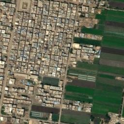 Satellite imagery of Batrah Mediumwave transmitter, 1107 kHz antenna, mast southwest, EG