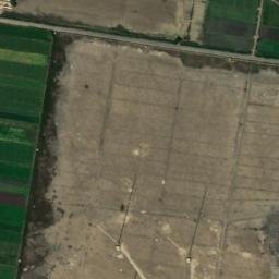 Satellite imagery of Batrah Mediumwave transmitter, 1107 kHz antenna, mast southwest, EG
