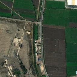 Satellite imagery of Batrah Mediumwave transmitter, 1107 kHz antenna, mast southwest, EG