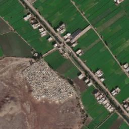 Satellite imagery of Kawm Ḩamad Fīnīs, EG