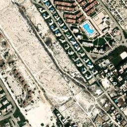 Satellite imagery of Kawm an Nujūs, EG
