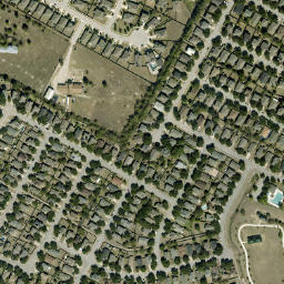 Satellite imagery of TP CENTER — NGS AG9974 — Williamson County, US, US