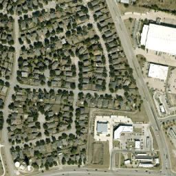 Satellite imagery of TP CENTER — NGS AG9974 — Williamson County, US, US