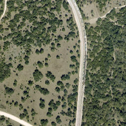 Satellite imagery of B 201 — NGS BM0607 — Williamson County, US, US