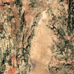 Satellite imagery of Jabal al Madhbaḩ, JO