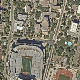 Satellite imagery of AUSTIN CE — NGS DN7664, US