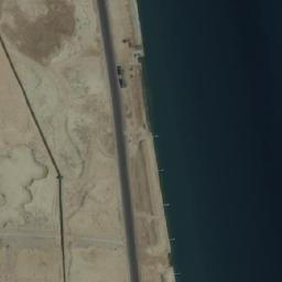 Satellite imagery of Suez Canal Powerline Crossing, Tower East, EG