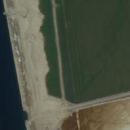 Satellite imagery of Suez Canal Powerline Crossing, Tower East, EG