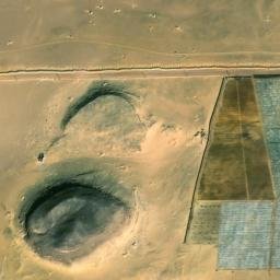 Satellite imagery of Qārat al Ḩamīr, EG