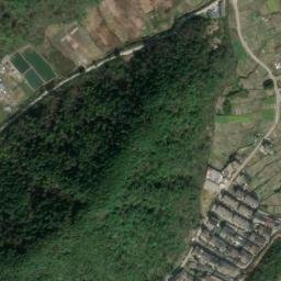 Satellite imagery of Qinwang Shan, CN
