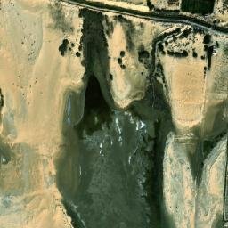 Satellite imagery of Qārat Ḩamrā’, EG