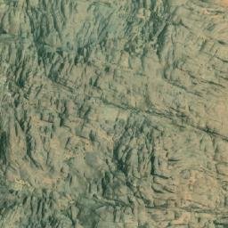 Satellite imagery of Burdah Rock Bridge, JO