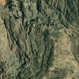 Satellite imagery of Burdah Rock Bridge, JO