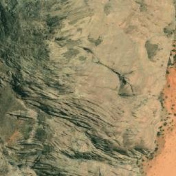 Satellite imagery of Burdah Rock Bridge, JO