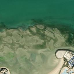Satellite imagery of Ra’s ‘Ajūzah, KW