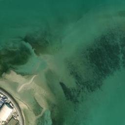 Satellite imagery of Ra’s ‘Ajūzah, KW