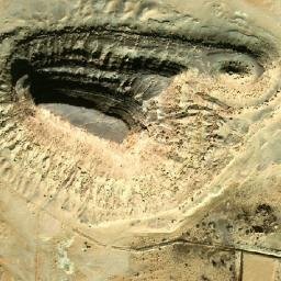 Satellite imagery of Qārat Shīzah, EG