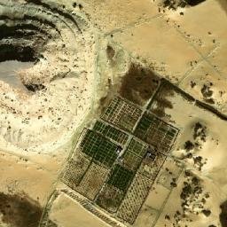 Satellite imagery of Qārat al Ḩājj Raḩḩūmah, EG