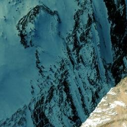 Satellite imagery of Mukuṭeshwar Himāl, NP