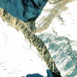 Satellite imagery of Mukuṭeshwar Himāl, NP