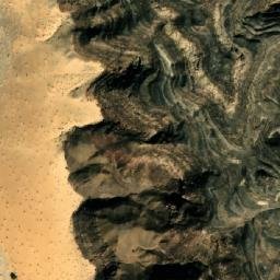 Satellite imagery of Jabal Ḩazbar, EG