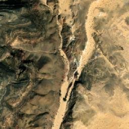 Satellite imagery of Jabal Ḩazbar, EG