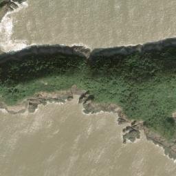 Satellite imagery of Cape Conway, CN