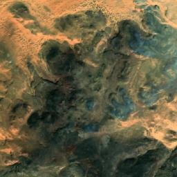 Satellite imagery of Jabal Ghurābī, EG