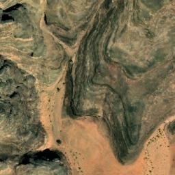 Satellite imagery of Jabal Ghurābī, EG