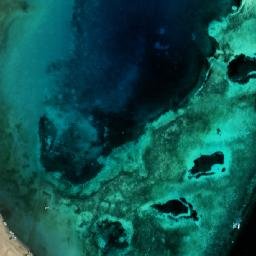 Satellite imagery of Ra’s Abū Qalūm, EG