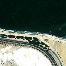 Satellite imagery of Ra’s Bard Ḩalq, SA