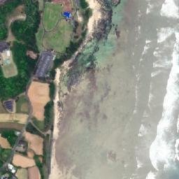 Satellite imagery of Suno-saki, JP