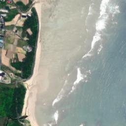 Satellite imagery of Suno-saki, JP