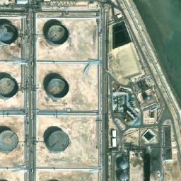 Satellite imagery of Ra’s al Khafjī, SA