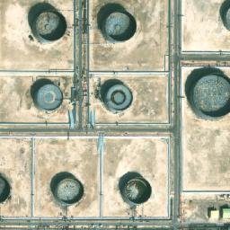 Satellite imagery of Ra’s al Khafjī, SA